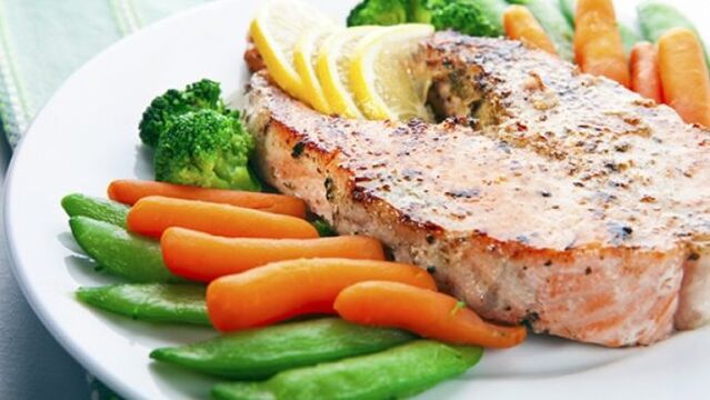 cá và rau cho chế độ ăn ketogenic