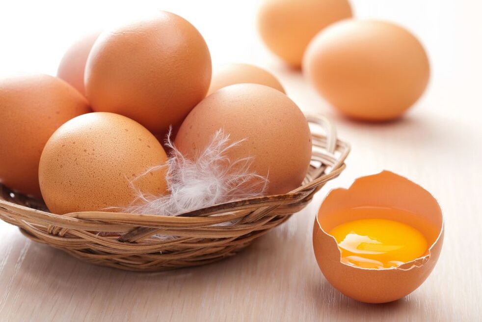 trứng gà trong chế độ ăn kiêng