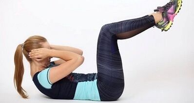bài tập gập bụng để giảm cân